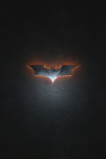 Batman backlit